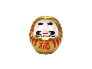 Figurka Daruma 9 cm złota