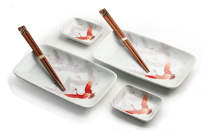 Zestaw naczyń do Sushi Żurawie