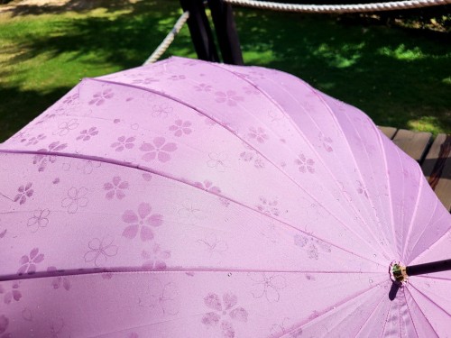 parasol automatyczny ze stelażem z włókna szklanego