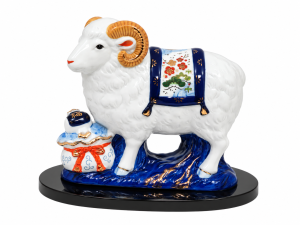 Figurka porcelanowa Owca