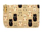 Kosmetyczka Maneki Neko Beżowa L