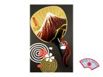 Postcard - Fuji fan