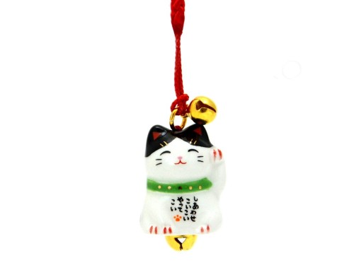Zawieszka Maneki Neko, która rozprasza złą energię